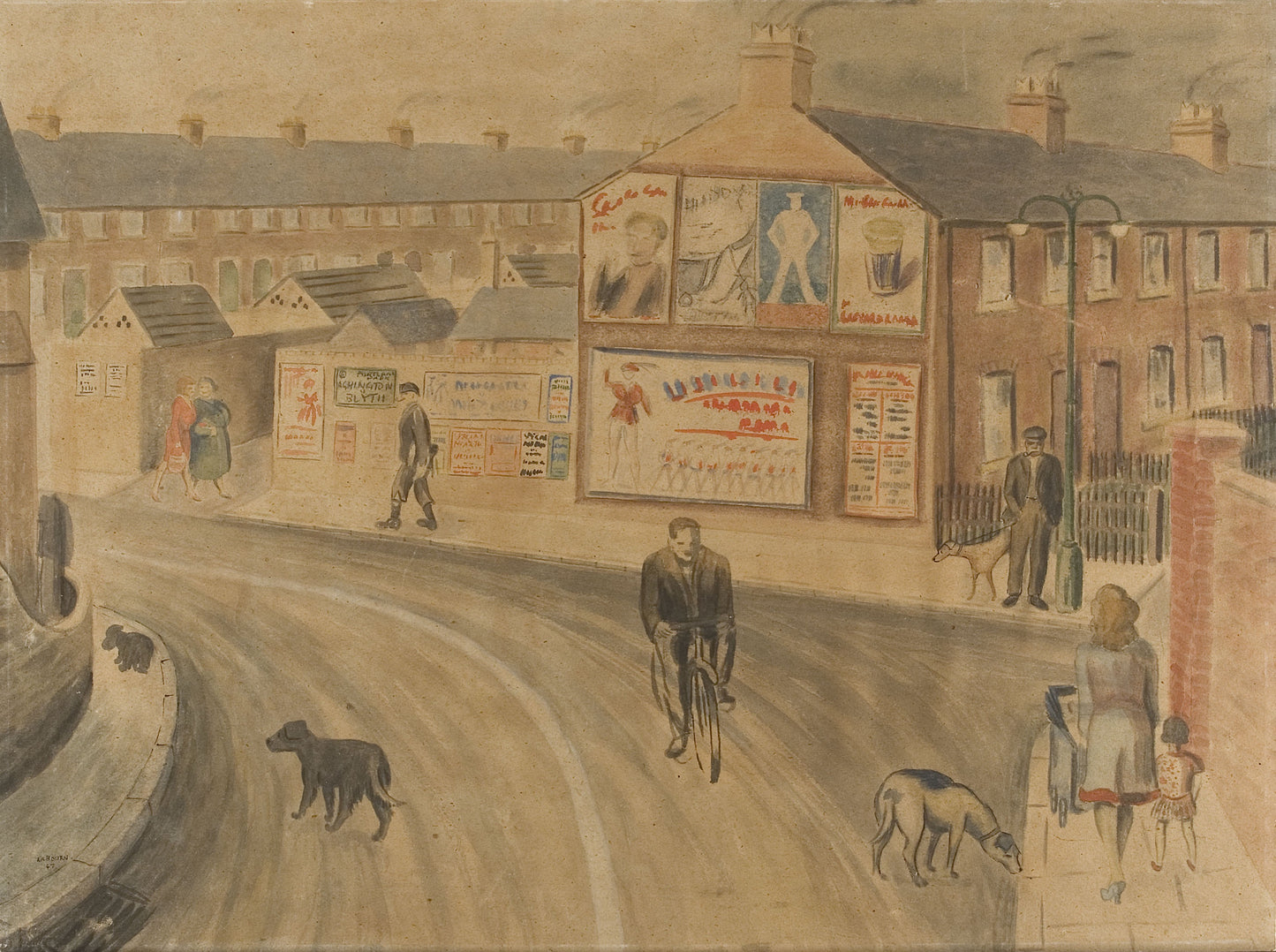North School Corner art print