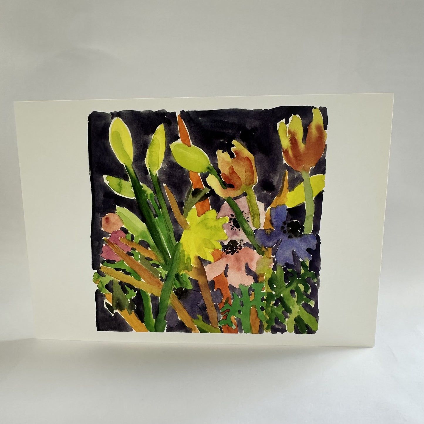Card: Nerys Johnson, Daffodils/Tulips