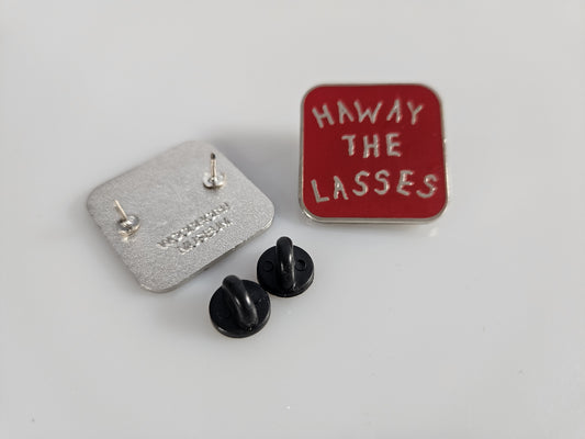 Pin Red Haway the Lasses