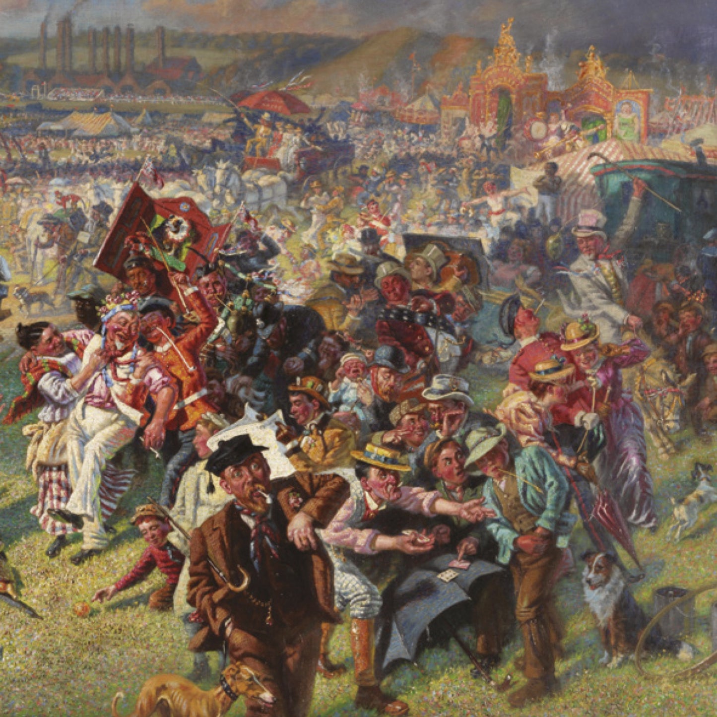 The Blaydon Races Greetings Card