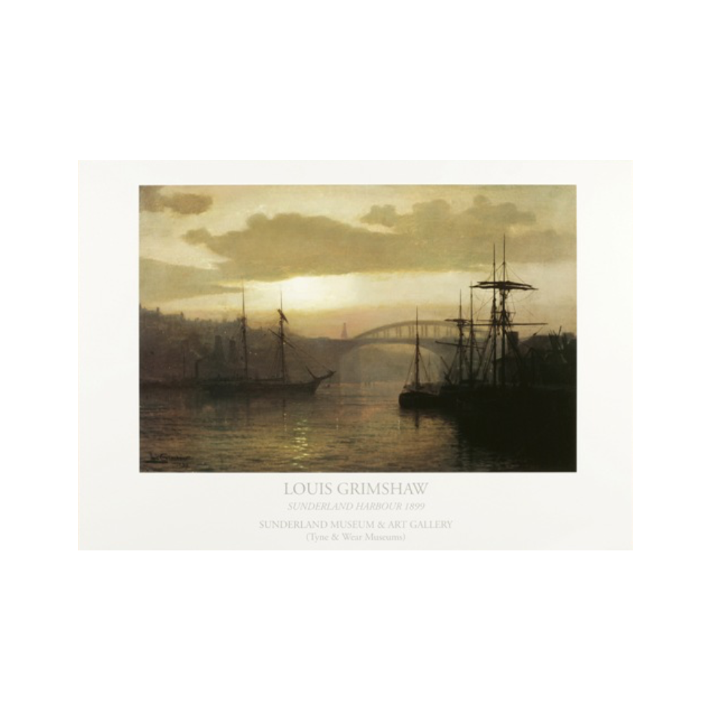 Sunderland Harbour by Louis Grimshaw Print