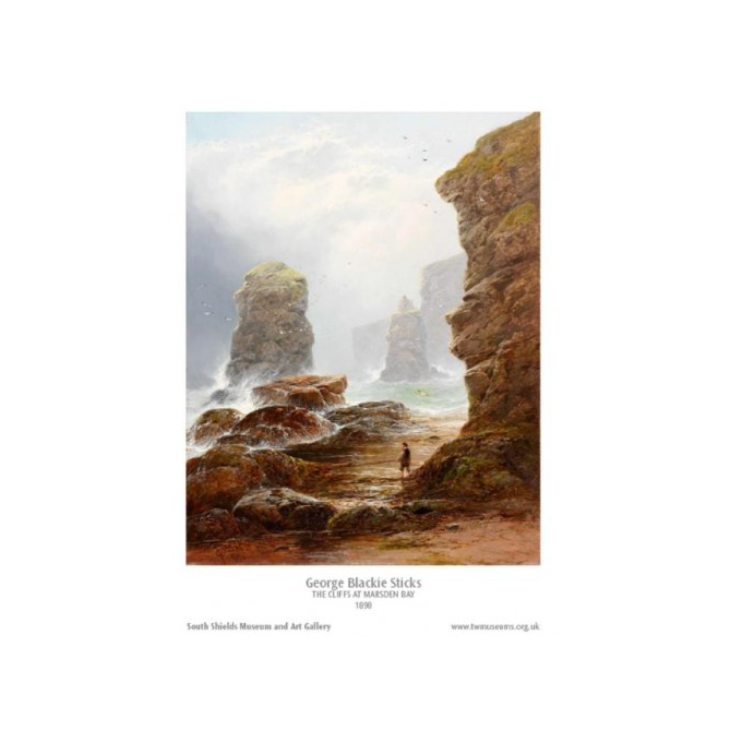 Cliffs at Marsden Bay Print