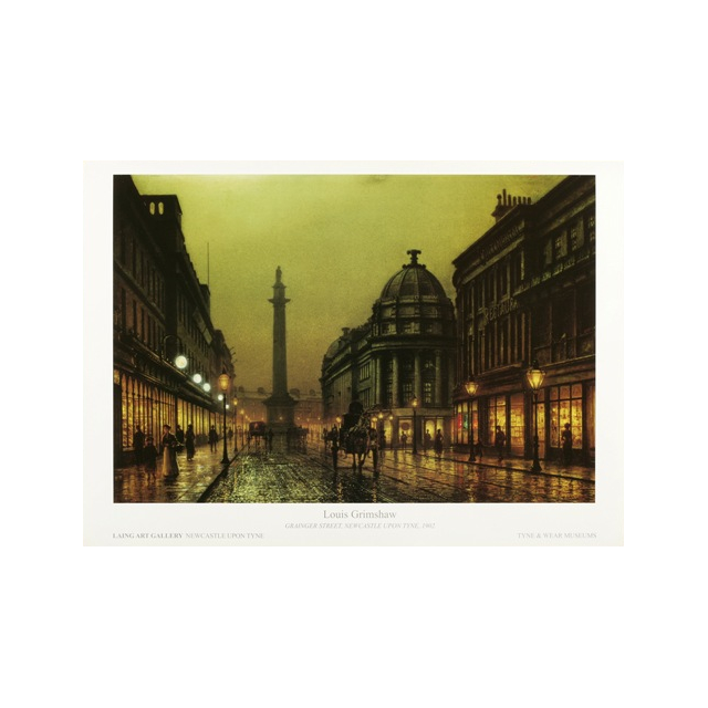 Grainger Street by Louis Grimshaw Print