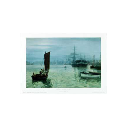 The Last Boat In by Hemy Print