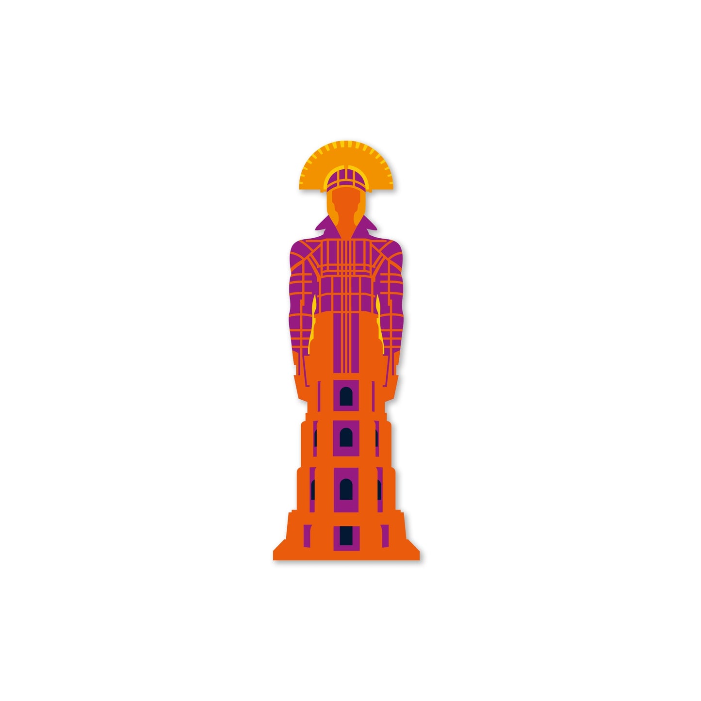 Magnet: Sentius Tectonicus Shaped Acrylic