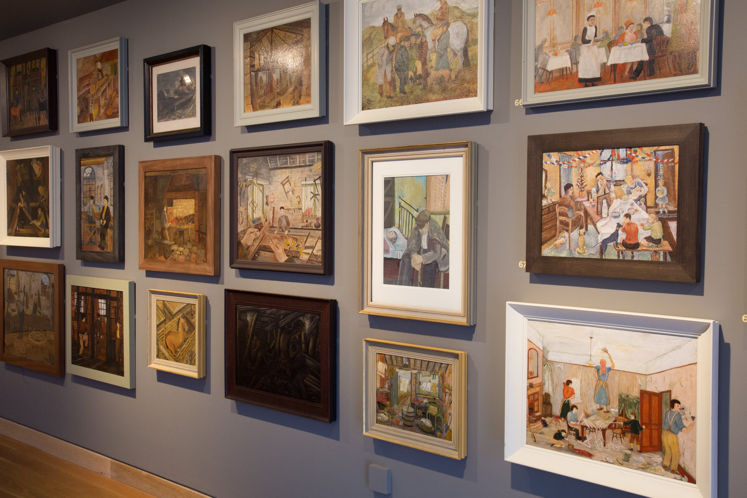 pitmen painter gallery wall 