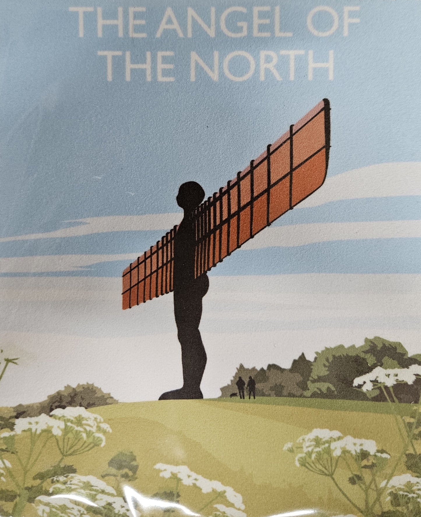 Tea Towel: Angel of the North by Julia S
