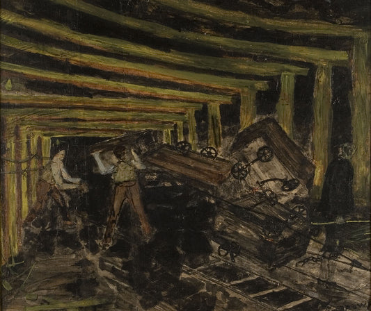 Coal Tubs Off The Way art print