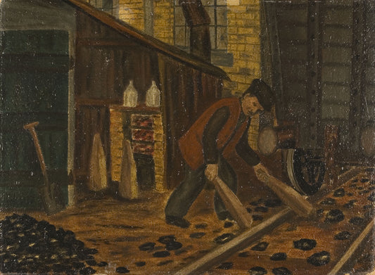 Waggon Man art print
