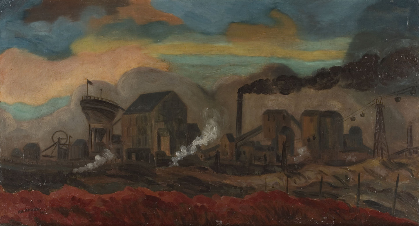Dawn Ashington Colliery art print