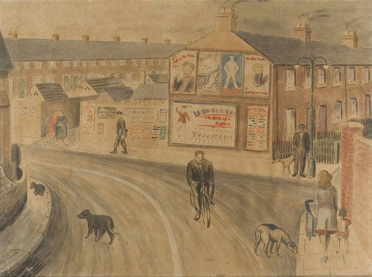 North School Corner art print