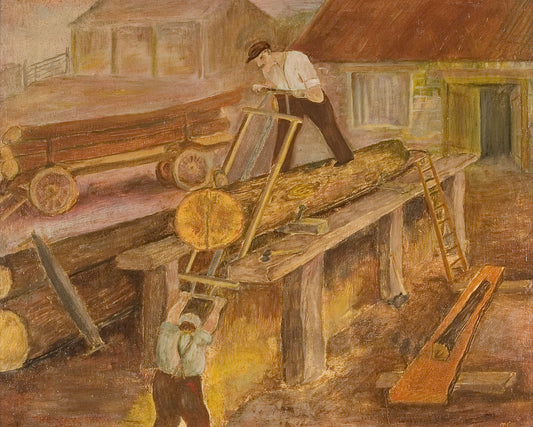 The Saw Pit art print