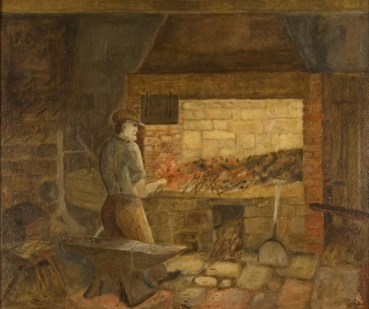 The Forge - Ashington Colliery art print