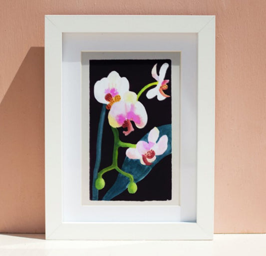 Print; Nerys Johnson, Orchid Spray