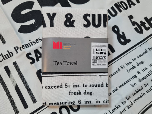 Leek Show Tea Towel
