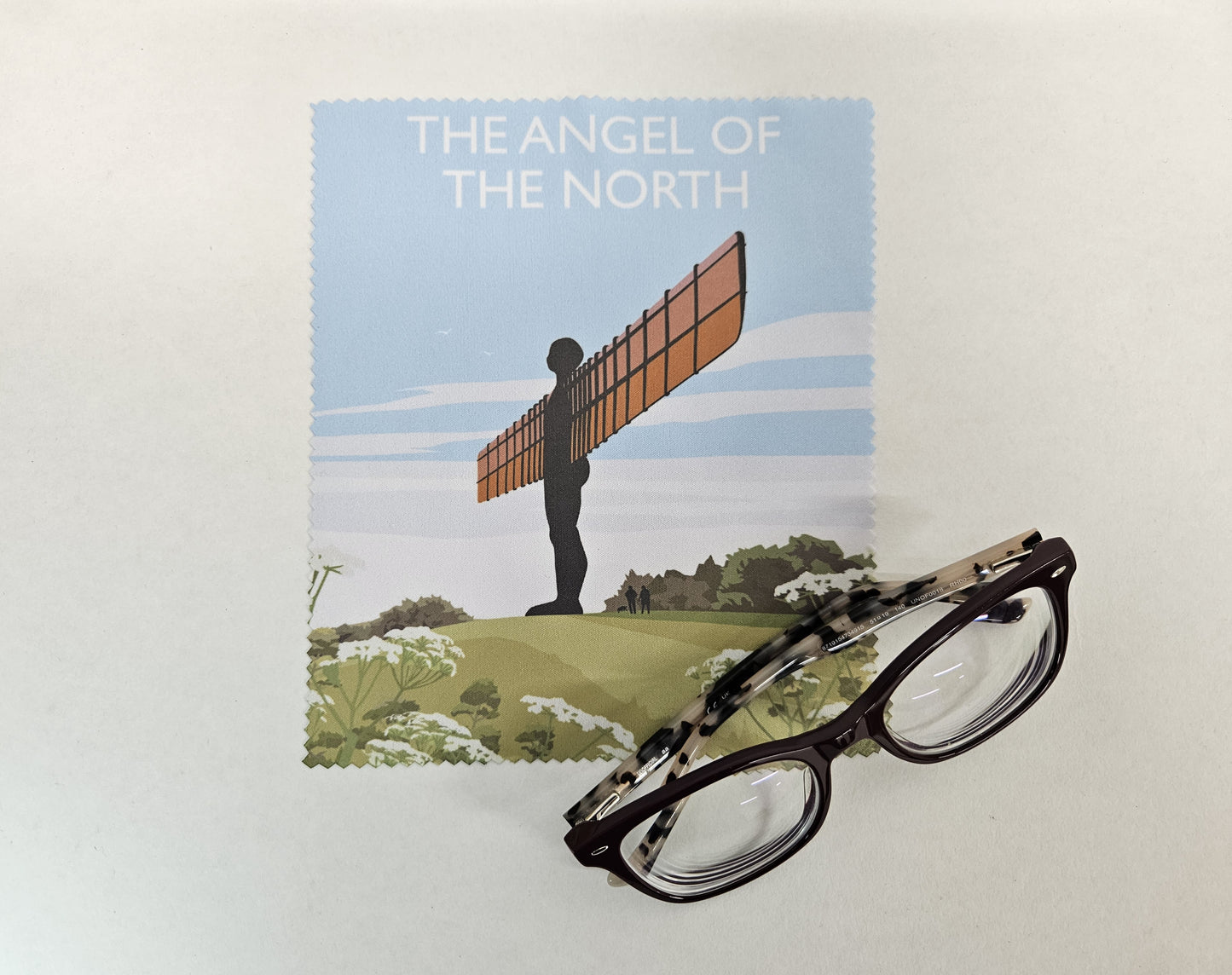 Lens Cloth: Angel of the North by Julia S