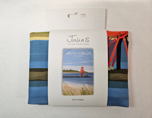 Tea Towel: South Shields by Julia S