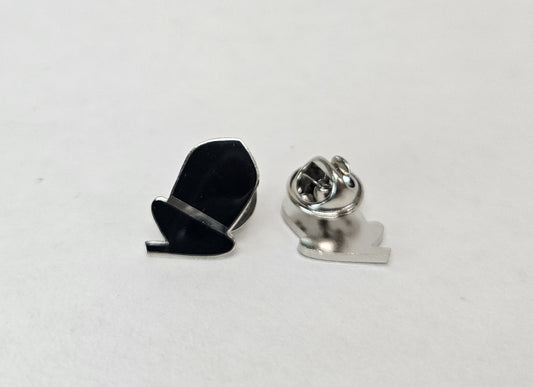 Pin Badge: Acorn, Black