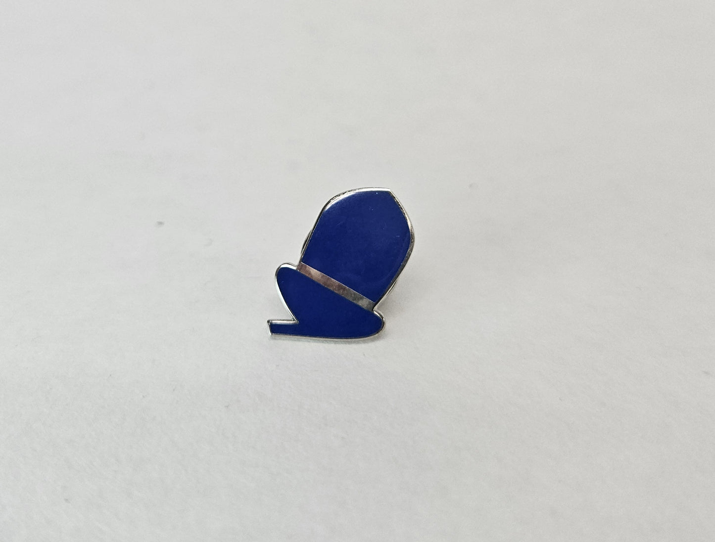 Pin Badge: Acorn, Blue