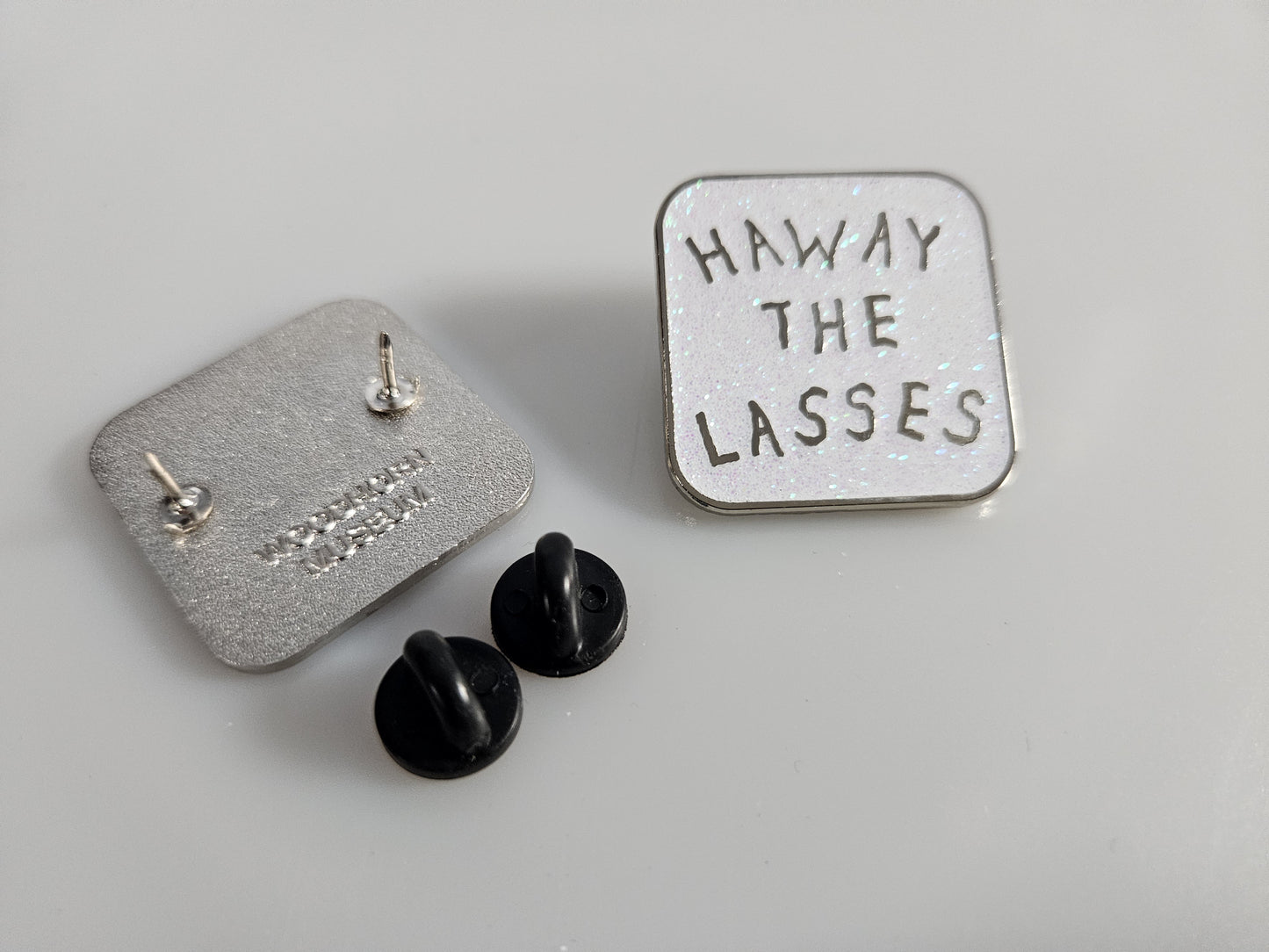 Pin Glitter Haway the Lasses