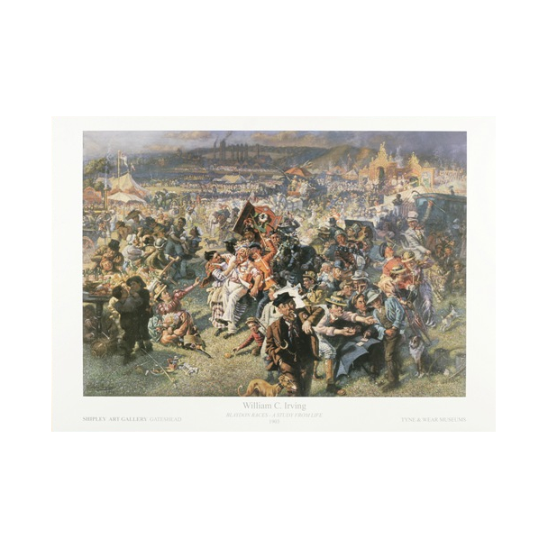 Blaydon Races Writer Blaydon Races by William Irving Print – North East Museums Shop